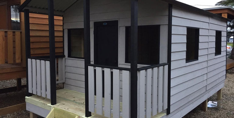 painting services Melbourne painted cubby - Exterior Painting Services Campbellfield